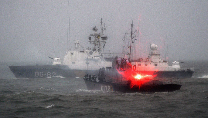 Во время парада украинских ВМС в Одессе в честь Дня независимости Украины, август 2014 года