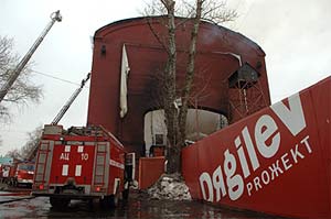 В саду «Эрмитаж» сгорело здание клуба «Дягилевъ» - Газета.Ru