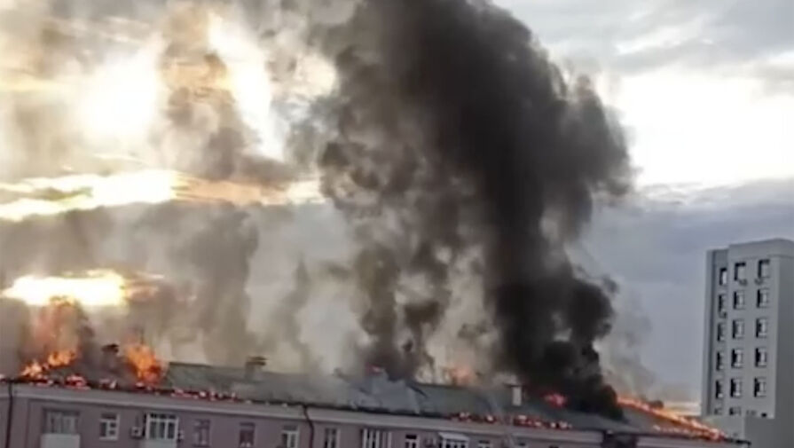В жилом доме в Казани ликвидировано открытое горение