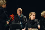 Режиссер Владимир Меньшов во время церемонии прощания с актрисой Ниной Дорошиной в театре «Современник» в Москве, 24 апреля 2018 года
