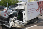 Автомобиль погибшего Сергея Захарова на следующий день после аварии с участием Михаила Ефремова, 9 июня 2020 года