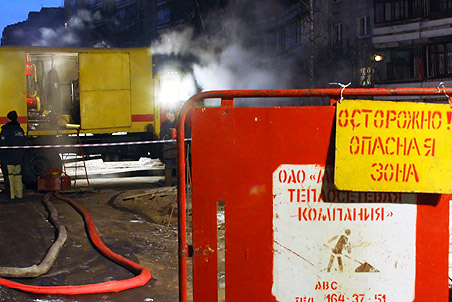 В Санкт-Петербурге произошла крупная коммунальная авария — прорвало теплотрассу 