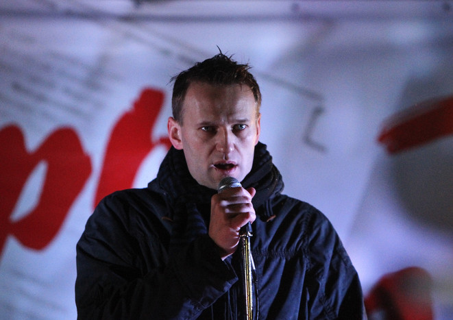 Алексей Навальный на&nbsp;Чистых прудах 5&nbsp;декабря 2011&nbsp;года