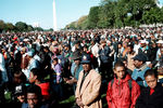 Марш афроамериканцев на Вашингтон 16 октября 1995 года, организованный лидером чернокожих мусульман «Нация ислама» Луисом Фарраханом