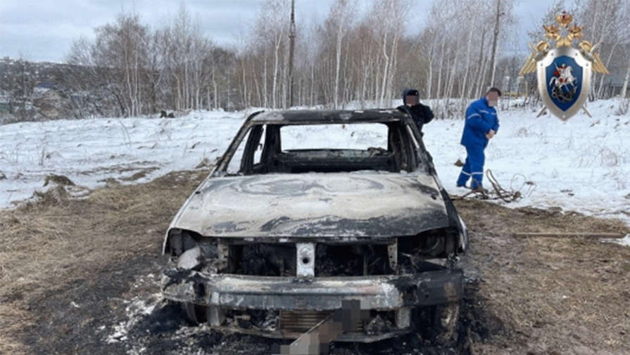 В Нижнем Новгороде найден сгоревший автомобиль с двумя трупами внутри