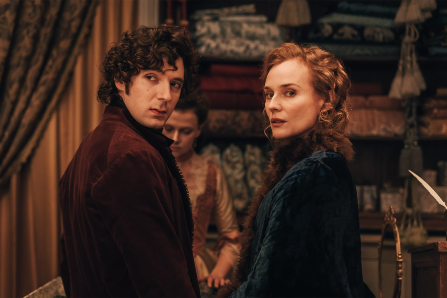 <b>«Соблазнение» (Merteuil) — 1 сезон, созд. Жан-Батист Делафон</b>
<br><br>
<b>Где и когда смотреть:</b> на HBO Max — с 14 ноября
<br><br>
Очередное переосмысление романа Пьера Шодерло де Лакло «Опасные связи», на этот раз выполненное самими французами. В центре сюжета — история Маркизы де Мертей (Анамария Вартоломей), после предательства Виконта де Вальмона (Венсан Лакост) решившей стать главной куртизанкой Парижа.