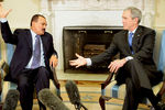 2 мая 2007 года. Президент Йемена Али Абдалла Салех и президент США Джордж Буш в Вашингтоне 