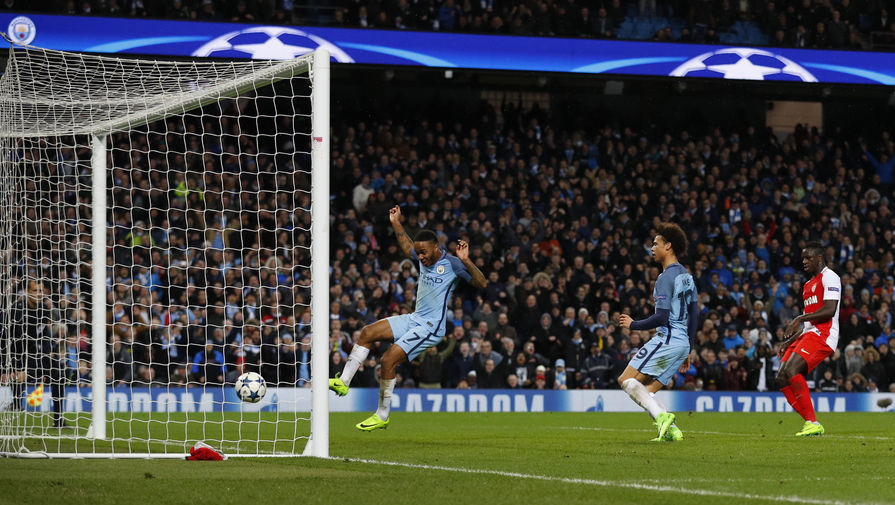 «Манчестер Сити» одержал волевую победу над «Монако» в первом матче 1/8 финала Лиги чемпионов