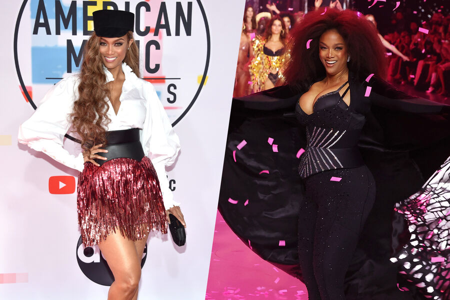 <b>Тайра Бэнкс</b>
<br><br>
В&nbsp;апреле 2024&nbsp;года Тайра Бэнкс закрывала шоу Victoria's Secret через&nbsp;19 лет после последнего выхода на&nbsp;подиум в&nbsp;белье бренда. Публика обратила внимание, что звезда, которой было тогда 50, заметно прибавила в&nbsp;весе. Это она подтвердила позже в&nbsp;беседе на&nbsp;шоу Дрю Бэрримор. Тайра Бэнкс признала, что ее грудь, по&nbsp;ощущениям, стала в&nbsp;10 раз тяжелее, чем раньше, поскольку с&nbsp;последнего выхода на&nbsp;шоу Victoria's Secret она набрала примерно 20&nbsp;кг. «И я такая: «Только не упади, только не упади», &mdash; вспоминала модель.