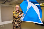 Дизайнер Вивьен Вествуд поддержала независимость Шотландии на минувшей Неделе моды в Лондоне