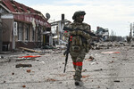 Военнослужащий РФ в Судже, 15 марта 2025 года