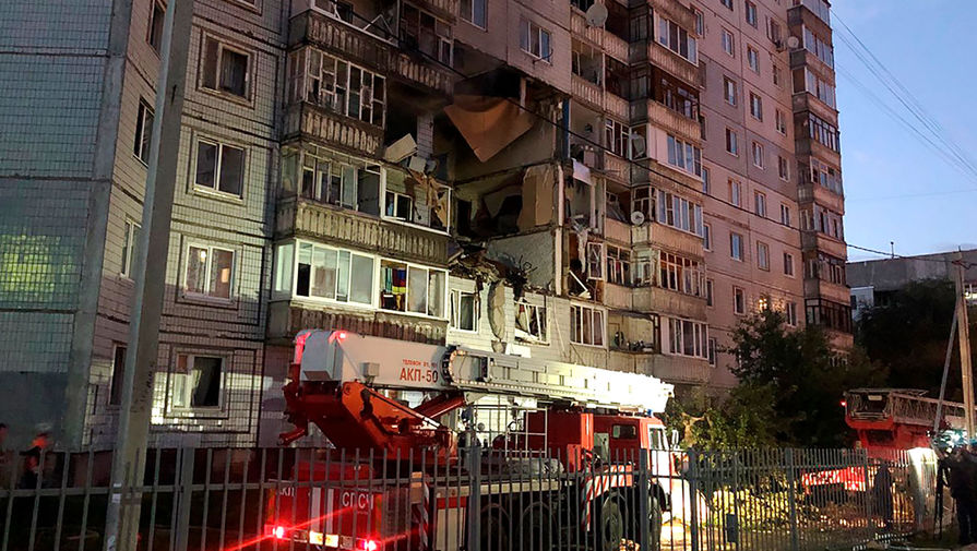На&nbsp;месте взрыва газа в&nbsp;10-этажном жилом доме в&nbsp;Ярославле, 21 августа 2020 года
