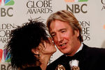 Алан Рикман и Хелен Миррен на церемонии вручения премии «Золотой глобус», 1997 год