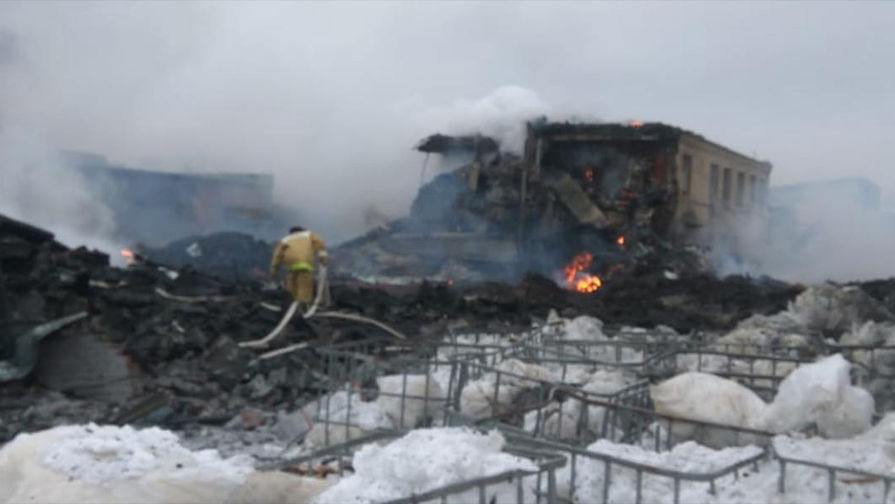 Последствия взрыва на&nbsp;заводе «Полипласт» в&nbsp;Ленинградской области, 16 января 2019 года