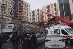 Последствия землетрясения в турецком городе Диярбакыр, 6 февраля 2023 года 
