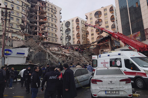 Последствия землетрясения в&nbsp;турецком городе Диярбакыр, 6&nbsp;февраля 2023&nbsp;года 