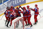 Российская «молодежка» празднует выход в полуфинал чемпионата мира в Уфе