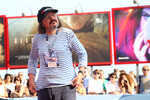 Режиссер Алексей Балабанов перед показом фильма «Я тоже хочу» на 69-м Венецианском международном кинофестивале, 2012 год