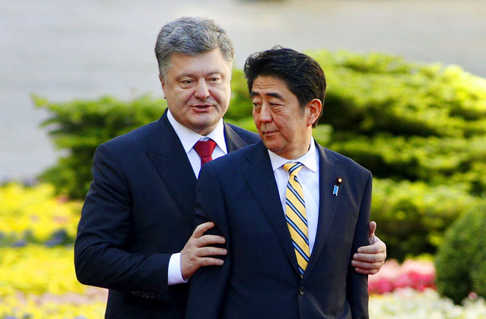 Встреча Петра Порошенко и премьер-министра Японии Синдзо Абэ в&nbsp;Киеве, июнь 2015