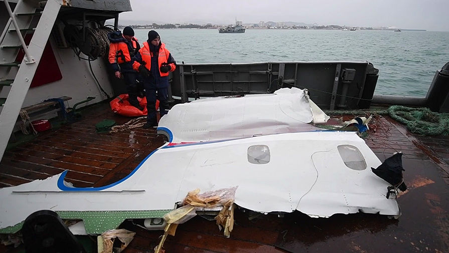 Ту-154 упал в Черное море из-за спешки пилотов