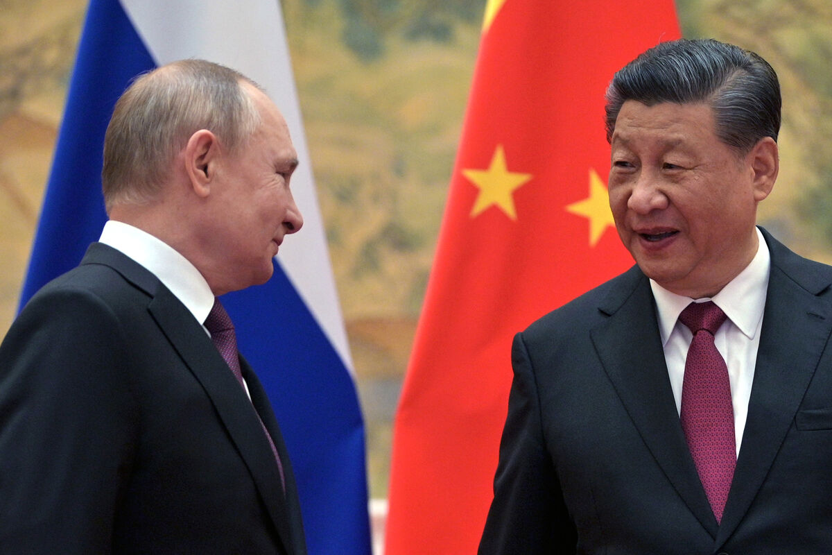 Президент РФ Владимир Путин и председатель КНР Си Цзиньпин 
