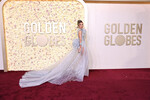 Актриса Кейт Бекинсейл перед церемонией вручения премии «Золотой глобус», 8 января 2023 года
