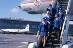 Стюардессы в аэропорту Домодедово, 1974 год