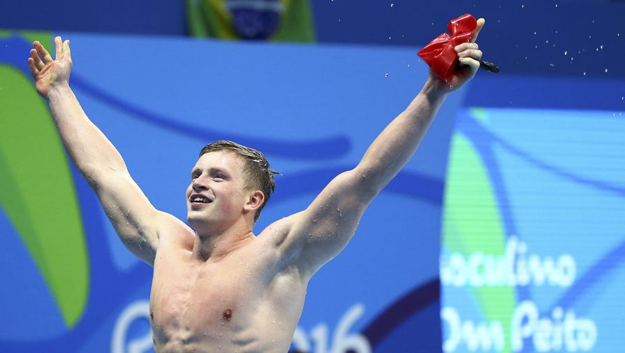 Британский пловец Адам Пити выиграл золотую медаль Олимпийских игр — 2016 в Рио-де-Жанейро в заплыве на 100 м брассом, установив новый мировой рекорд (57.13 секунды)