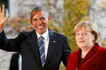 Встреча президента США Барака Обамы и канцлера ФРГ Ангелы Меркель в Берлине, 17 ноября 2016 года