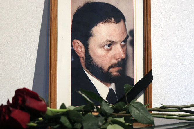Прощание с журналистом Владимиром Кара-Мурзой–старшим в Сахаровском центре в Москве, 31 июля 2019 года