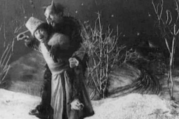 Кадр из фильма «Ночь перед Рождеством», 1913 год