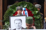 Прощание с лидером ЛДПР Владимиром Жириновским в Москве, 8 апреля 2022 года