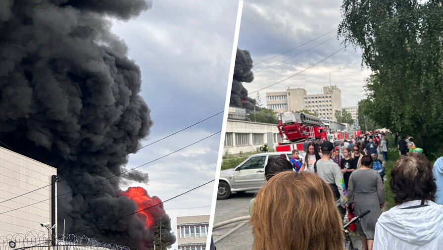 Стала известна причина сильного пожара в Екатеринбурге 