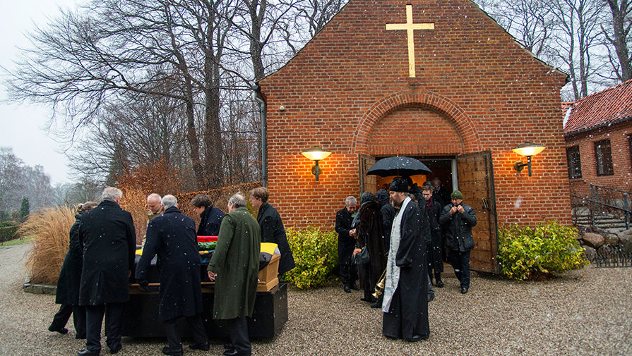 Похороны князя Димитрия Романовича в&nbsp;датском Ведбеке, 11 января 2017 года