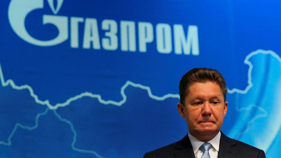 Глава «Газпрома» Алексей Миллер на встрече с акционерами в Москве, июнь 2016 года