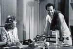 Сибилл Шеперд и Брюс Уиллис в сериале «Детективное агентство «Лунный свет» (1985)