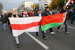 Участники марша оппозиции в Минске, 25 октября 2020 года