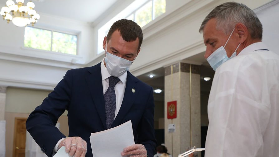 Дегтярев побеждает на выборах губернатора Хабаровского края с 56,81% голосов