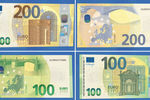 Новые банкноты в размере €100 и €200, которые выйдут в обращение 28 мая 2019 года