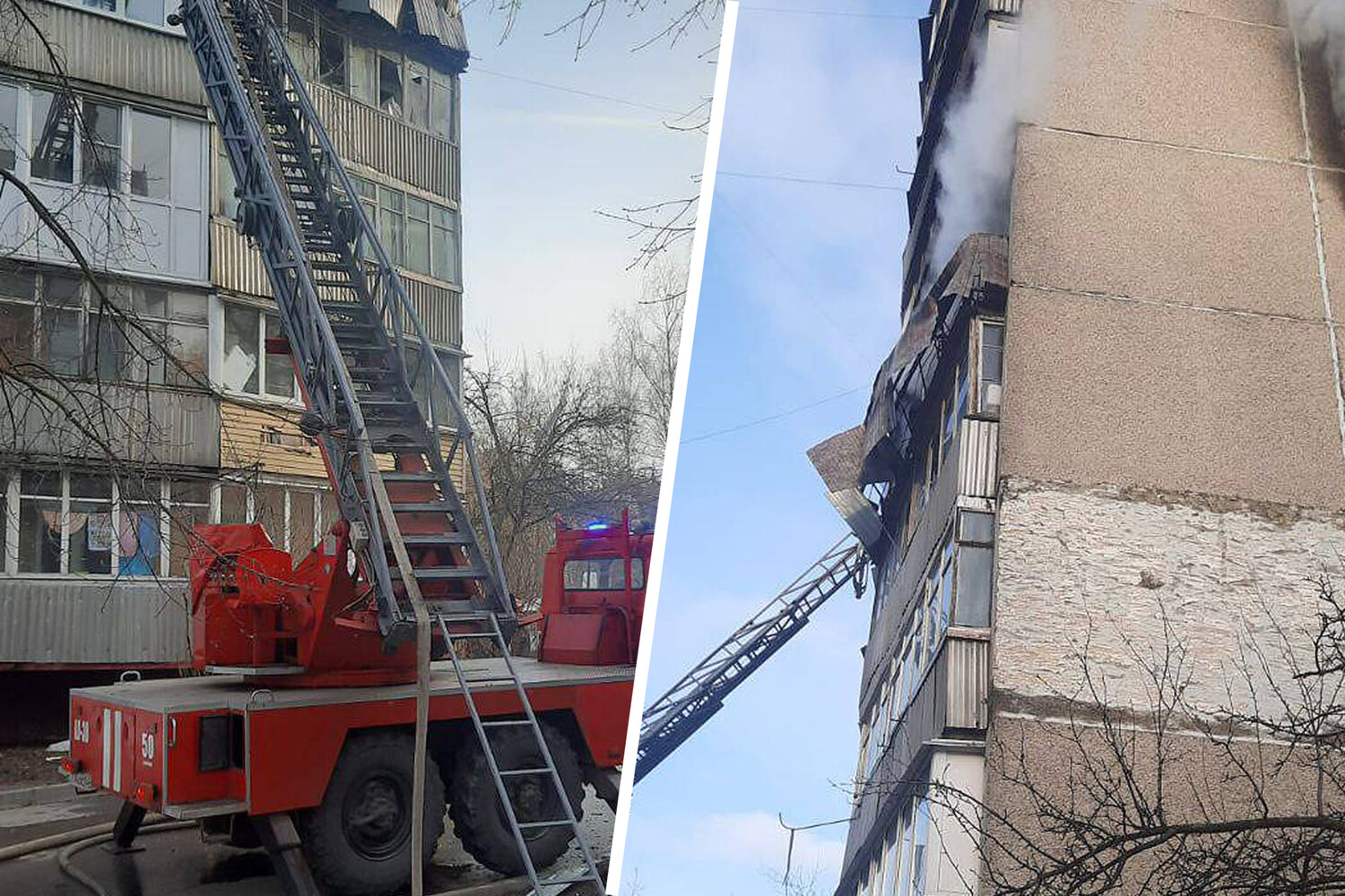 Момент взрыва в доме в Нижнем Новгороде попал на видео