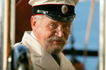 Сергей Никоненко на съемках фильма «Пассажирка», 2008 год
