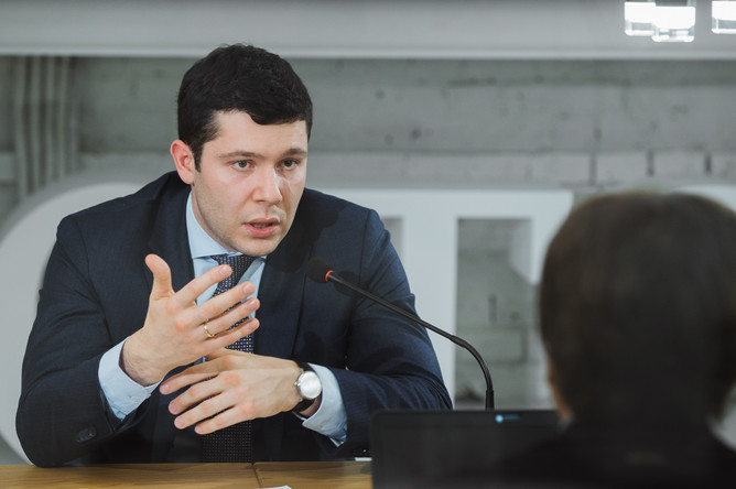 Губернатор Калининградской области Антон Алиханов в редакции «Газеты.Ru»