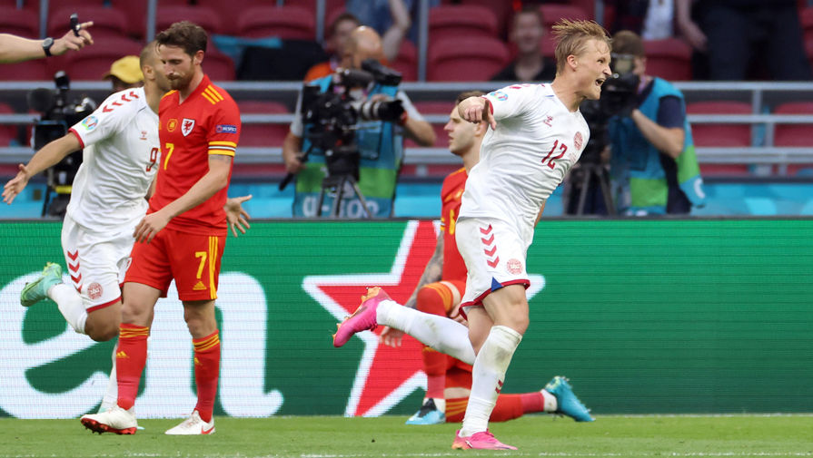 Сборная Дании обыграла команду Уэльса и вышла в четвертьфинал чемпионата Европы
