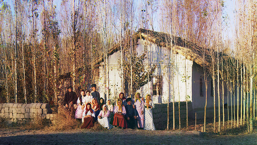 Русский переселенческий хутор под городом Петропавловском на севере Казахстана, 1911 год