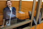 Надежда Савченко в зале суда