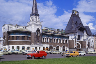 Здание Ярославского вокзала в Москве, 1974 год