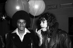 Майкл Джексон и Стивен Тайлер на вечеринке Beatlemania в Studio 54 в Нью-Йорке, 1977 год
