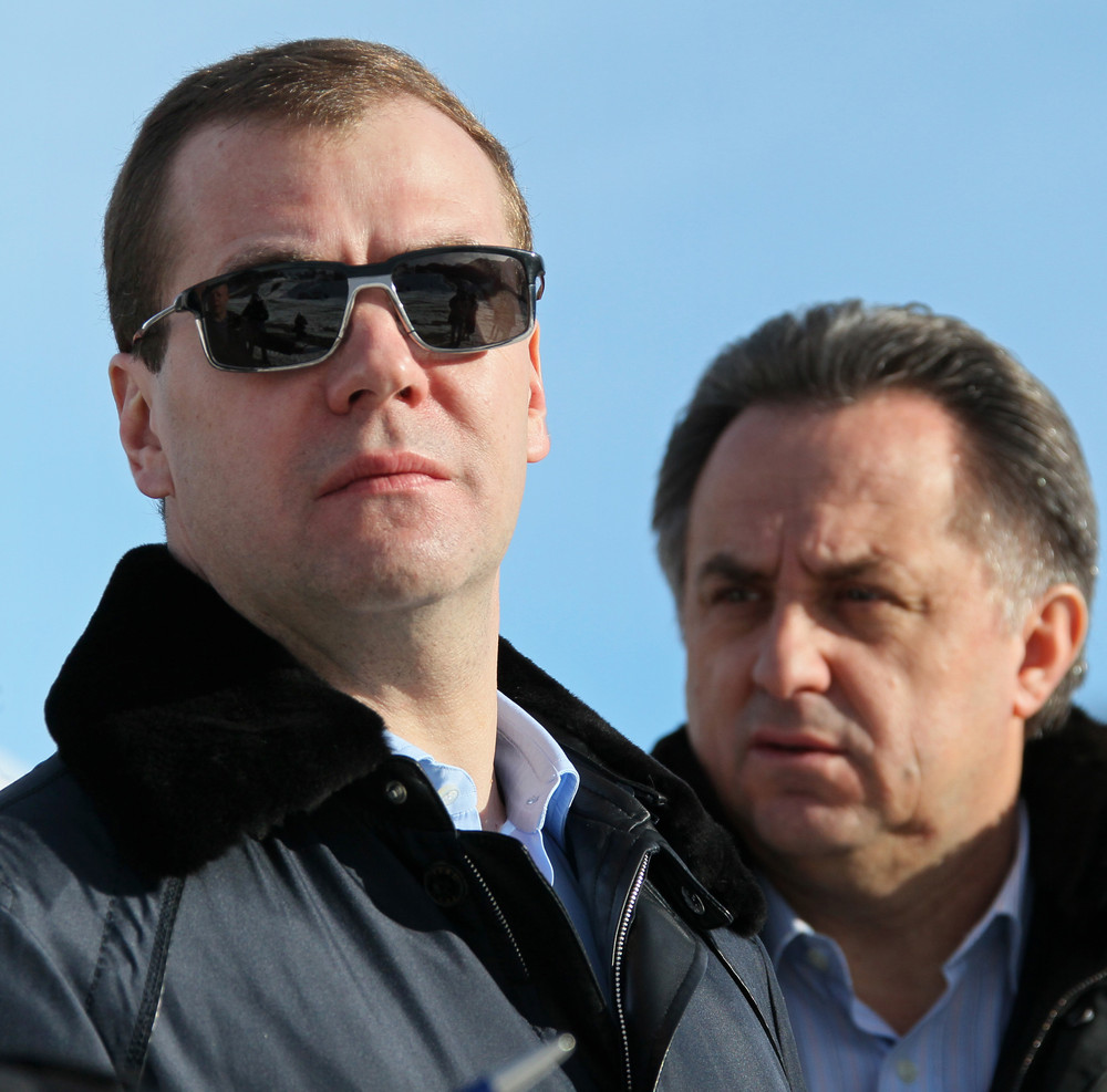 Дмитрий Медведев и Виталий Мутко