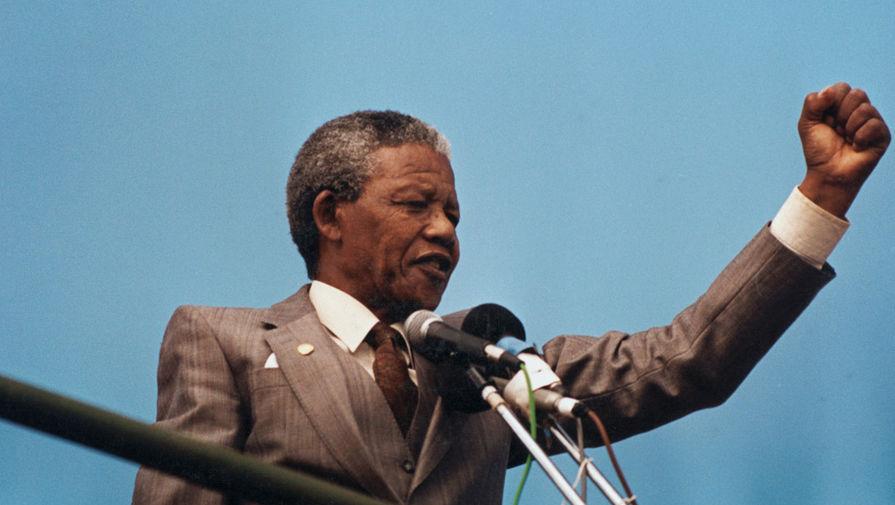 Нельсон Мандела, 1990 год