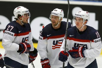 Хоккеисты сборной США одержали вторую победу на ЧМ в Чехии